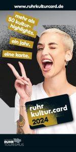 Flyer der RuhrKultur.Card 2024 
